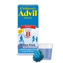 Advil szuszpenzió (4 fl. oz, Blue Raspberry- Flavored), 100mg Ibuprofen láz csökkentő / fájdalom enyhítő, folyadék fájdalom orvoslás, kor 2-11