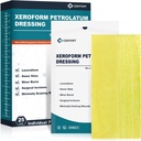 Medical Xeroform Petrolatum Dressing 5x9 - Non-Adherent Gaze Pad Strip, Fine Mesh Gaze Patch kellékek sebápolás, égési sérülések, és bőr grafts (csomag 25)