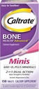 Kalcium & D3- vitamin kiegészítés Plus Ásványok Mini tabletta, 150 ea (4 db-os csomag)