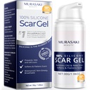 100% Silicone Scar Gel Scar Cream - Advanced Scar Gel Sebészeti hegek, C-Szekció, Stretch Marks, Acne, Sérülés, Burns, Keloidok, Régi és Új Scars 1.06oz (30g) (Maximális szilárdság 100% Szilikon)