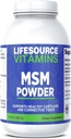 LifeSource Vitamins MSM Powder - 16 oz - Pure and Clean - 226 Servings - 2000 mg per serving