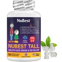 NuBest Tall Kids - Multivitamin & Ásványok a 2-9 éves korosztály számára - Csonterő és Immunitástámogatás - Segíti a gyerekeket, Toddlers Egészséges - Animal Shapes - 60 Rágható Berry Tablets