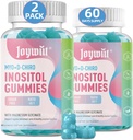 Cukormentes Inositol Gummees, Inositol rágótabletta nőknek, 40: 1 Ratio Myo- Inositol & D- Chiro Inositol Magnézium Glicinate, termékenységi támogatás a rendszeres ciklus & hormon egyensúly, 120CT