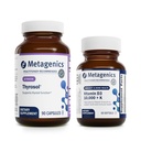 Metagenics Bundle - Thyrosol & D3 10 000 + K - 90 Thyrosol Thyroid Health - 60 Softgels of D3 10 000 + K for Immune Support, Bone Health & Heart Health