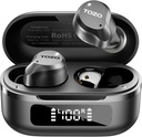 TOZO NC9 Hibrid aktív zaj Lemondása vezeték nélküli fülhallgatók, 6 Mics ENC Clear Call, IPX8 vízálló, a fül Bluetooth 5.3 Fejhallgató Stereo Bass Far Buds 59H Lejátszási idő LED Display 32 EQs-szel APP-n keresztül