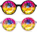 GloFX Kaleidoscope Glass 124; Könnyűsúlyú Crystal EDM Festival Diffraction