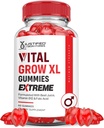 Igazolt Laboratories Vital Grow XL Extreme 2000MG Performance Gumies Advanced Formula Formule ACE Pomegranate Beet Juice Powder B12 Vegan Nem GMO 60 Gumis