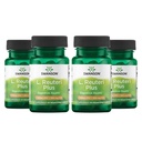 Swanson L. Reuteri Probiotic Plus w / L. Rhamnosus L. Acidophilus & FOS Prebiotic Digestic Support - Promotes Gut Health w / 7 Million CFU per Kapszula - (30 Veggie kapszula) (4 csomag)