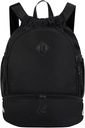 Drawstring Backpack Gym Backpack a Cipőtér a férfiak Húros Sports Bag a nedves Pocket Cinch Úszó Beach Bag, fekete (szabadalom függőben)