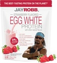 Jay Robb - Tojásfehér fehérje por, rendkívül finom, Strawberry, 10 szerva (12 oz)