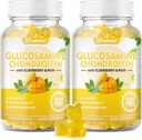 Cukor mentes glucosamine Chondroitin Gumies, Extra Strength 1500mg Glucosamin Chondroitin MSM & Elderberry & Turmeric, Joint Support Supplement for men & Women Move Free Joint Health