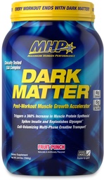MHP Dark Matter Post Edzés, Recovery Accelerator, w / Multi Fázis Creatin, Waxy Kukorica Karbohidrát, 6g EAA, Gyümölcs puncs, 20 Szervek, 55 Oz