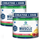 BioTrust Agness Muscle Builder - Creatine HMB Powder with Vitamin D3 & Betaine - Build & Preserve Naturally Declining Muscle Mass & Strength - Gyümölcs punch, 60 Servings