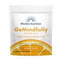 GoMindfly Orange Szuper Nyugodt Magnézium Port Drink Mix hidratáció, Recovery, Immunitás és energia nyomokban ásványok, esszenciális vitaminok, L-Theanine és B-vitamin komplex
