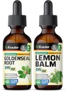 BIO KRAUTER Goldenshit Tincture 2 Fl. Oz. & Lemon Balm Tincture 2 Fl. Oz.