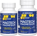 Természetes stacks Magtech Magnézium érték Bundle - 3 Forms of Magnézium - Featuring Magtein L- Threonate - Supports Relaxation and Brain Health * - 270 Teljes kapszula