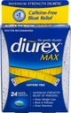 Diurex Max víz Caplets koffein mentes - 24 Caplets, csomag 2