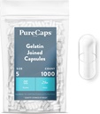 PureCaps USA - Üres Zselatin Kapszula mérete 5 dB 124; 1000 DB 124; Clear dB 124; Non-GMO Certified dB 124; SLS, Gluten, Preservative Free