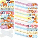 Patelai 300 Pieces Kids Bandages Bulk 10 Styles Gyermekragasztó Rugalmas Színes Cuki Kartoon Bandages Vízálló Stitcher Protection Care Cuts for Girls Boys (Kutya)