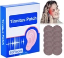 Tinnitus Relief for Ringing Ears, 120PCS Tinnitus Patches, Hatékonyan enyhíti hallásvesztés 3BOX