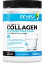 Reew Actions Hydrolized Collagen Peptides Powder 10G per Serving - Premium Grass- Fed Collagen for Skin, Joints & Hair - 9.4g Protein - Támogatja Collagen Formation & Muscle Recovery - Készült Kanadában
