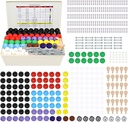 RELIANCER Molecular Model Kit, 419PCS Organic Molecular Chemistry Set w / Atoms & Bonds, Molecular Structures Building Kit for Chemistry Learning, STEM Science kit for Teachers, Students, Young Scientists