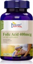(3 Pack) Esmond Natural: Folic Acid 400mcg (Terhesség támogatás, Fenntartása egészségügyi funkciók), GMP, Termék Termék Assn Certified, Made in USA - 400mcg, 180 tabletta