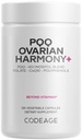 Codeage PQQ Ovarium Harmony + Supplement - PQQ (Pyrrolokinoline Quinone), Myo- Inositol & D- Chiro- Inositol 40: 1 Blend, Folate 5- MTF, CoQ10, Wild Blueberry - Liposomal Delivery - Non-GMO - 120 kapszula
