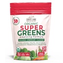 Country Farms Super Greens Berry Flavor, 50 Bio Super Foods, USDA Organic Drink Mix (Wheat Grass, Spirulina, Chlorella) Pilze & Probiotika, mit Fiber, Gut Health, Natural Energy, 30 Portionen
