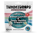 Tummydrops Groovy Peppermint Pack (Mix of Lychee & Tasty Vanilla Cream). Gluten Free, Vegan, & Made With Organic Ingredients, 33 Egyénileg csomagolt Peppermint Lozenges egy resealable Bag.