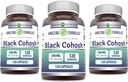Amazing Formulas Black Cohosh 540mg 120 Haupt Supplementary - 124; Non-GMO - 124; Gluten Free - 124; Made in USA (3 Pack)