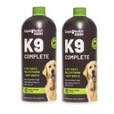 LIQUIDHEALTH Haustiere K9 Komplettes 8-in-1 Flüssiges Multivitamin für Erwachsene Senior Dogs & Welpen, All in One Complete Formula Canine Vitamins for Skin & Coat, Joint Health, Immune Support - USA Made (2 Pack)