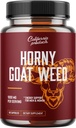 Horny Goat Weed Kräuterextrakte - Horny Ziegenkraut für Männer und Frauen Energie Unterstützung mit Maca Root Tribulus Terrestris und Saw Palmetto