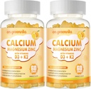 Kalcium Magnézium-cink gumik D3-vitaminnal és K2-vel - nagy hatásfokú fokozott abszorpció -120 Narancs gumik ízesítve