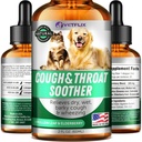 Kennel köhögés kezelése kutyák és macskák - Made in USA - Dog Allergia & Cat Asthma Relief - Mullen Leaf & Elderberry Blend - Dry, Wet & Barky Cough Relief for Dog & Cats - All Breeds & Sizes - 2 Fl Oz