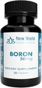 Bór 30 mg Ásványi kiegészítés - Soft- Pressed Tablets Pajzsmirigy Support Fast Absorption Formula (30)