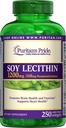Puritan 's Pride Soy Lecithin 1200 mg 250 Rapid Release softtels