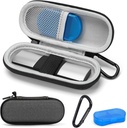Case für KardiaMobile 1L 6L Personal EKG Monitor, Hard Travel Carrying Case für AliveCor Kardia Heart Monitor EKG/ECG, Portable Heart Rate Monitor Bag Storage Organizer mit Pill Box & Carabiner Clip
