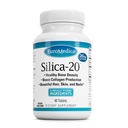 EuroMedica Silica- 20 - Supports Bone Structure & Collagen Production - Strong Teeth & Healthy Bone Density Support - Aids Hair, Skin & Nails Health - 60 Tabletta (30 adag)