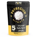 Kalium Nitrat Pellets, 99% Rein, Baum Stump Remover, Düngemittel für Pflanzen, Gras, Innen und Außen, Rasenpflege, Industrial-Grade, Prilled, 5 lbs
