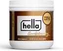 Hella Nutrition Goodmorning Coffee Alternative Coffee with Mushroom Coffee Subsupplied 124; Protein, Collagen, Vitamins B- 12 & D, Electrolytes, & Minecraft 124; Non GMO (20 Servings, Vanilla Latte)