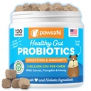 Dog Probiotics, Honey Chicken Flavor, 120 Soft Chews für Verdauungs- & Gut Gesundheit, Immununterstützungsergänzung, Gas Relief, Anti-Diarrhea, Hilft mit Allergien, Upset Stomachs, Hefe und juckende Haut