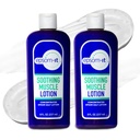 EPSOM- IT lágyító izomlazítás - Epsom Salt Magnézium Szulfát krém Arnica izommerevség, Topical Magnézium Lotion, Comfort a láb, térd és láb, 8.0 oz., 2- Pack