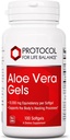 Protocol Aloe Vera Gels - Emésztési kiegészítés * - GAG-okkal - Természetesen a Vitaminok és az Amino Acids - Non-GMO & Halal - 100 Softgels