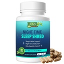 Fogyás Pill Éjszakai alvás zsugorodott gyors kövér égő, étvágycsökkentő támogatás Carb Blocker Metabolizmus booster kiegészítés nők Melatonin fehér vese Bean Ashwagandha 60 Caps