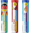 T & D German Mineral Plus Package 60 Servings - Vegan, Zéró Cukor - Drink Effervescent Tabletta - Vas, Kalcium, Magnézium Pharma - Készült Németországban