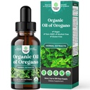Organic Oregano Oil Drops - Super Concentrated Liquid Oil of Oregano with Carvacrol 60% for Digestion & Immune Support- Liquid Herbal Extract Tincture for Immune Strength & Healthy Intestines -1 Fl Oz