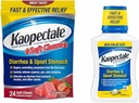 Kaopectate Anti- Hasmenés Soft Chews 24 Számolja és felkavarta Gyomor Relief folyadék 11 Fl Oz