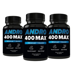 Andro400 tesztoszteron támogatás a férfiak és nők számára - Tongkat Ali, L- Arginine & L- Citrullin - Energy, Vitality & Performance - 180 kapszula, 180- napos ellátás