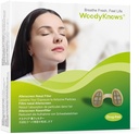 WoodyKnows 3 Allerscreen Nasal Filters 12 pár csere szűrők, modell 2024, szezonális és por allergia támogatás (nagy, 3 szűrők + 12 pótlás)